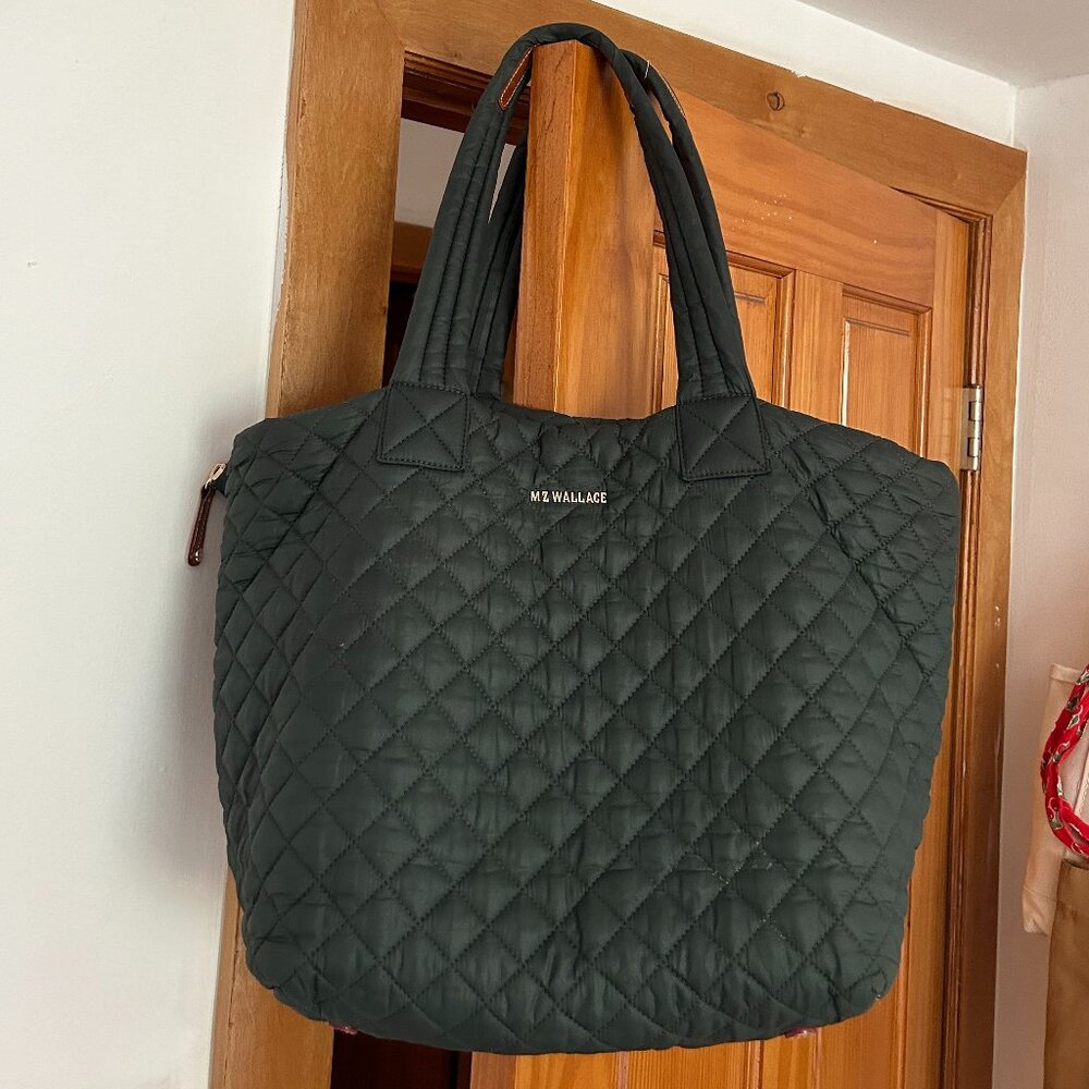 MZ Wallace Medium Metro Tote / Grove Green